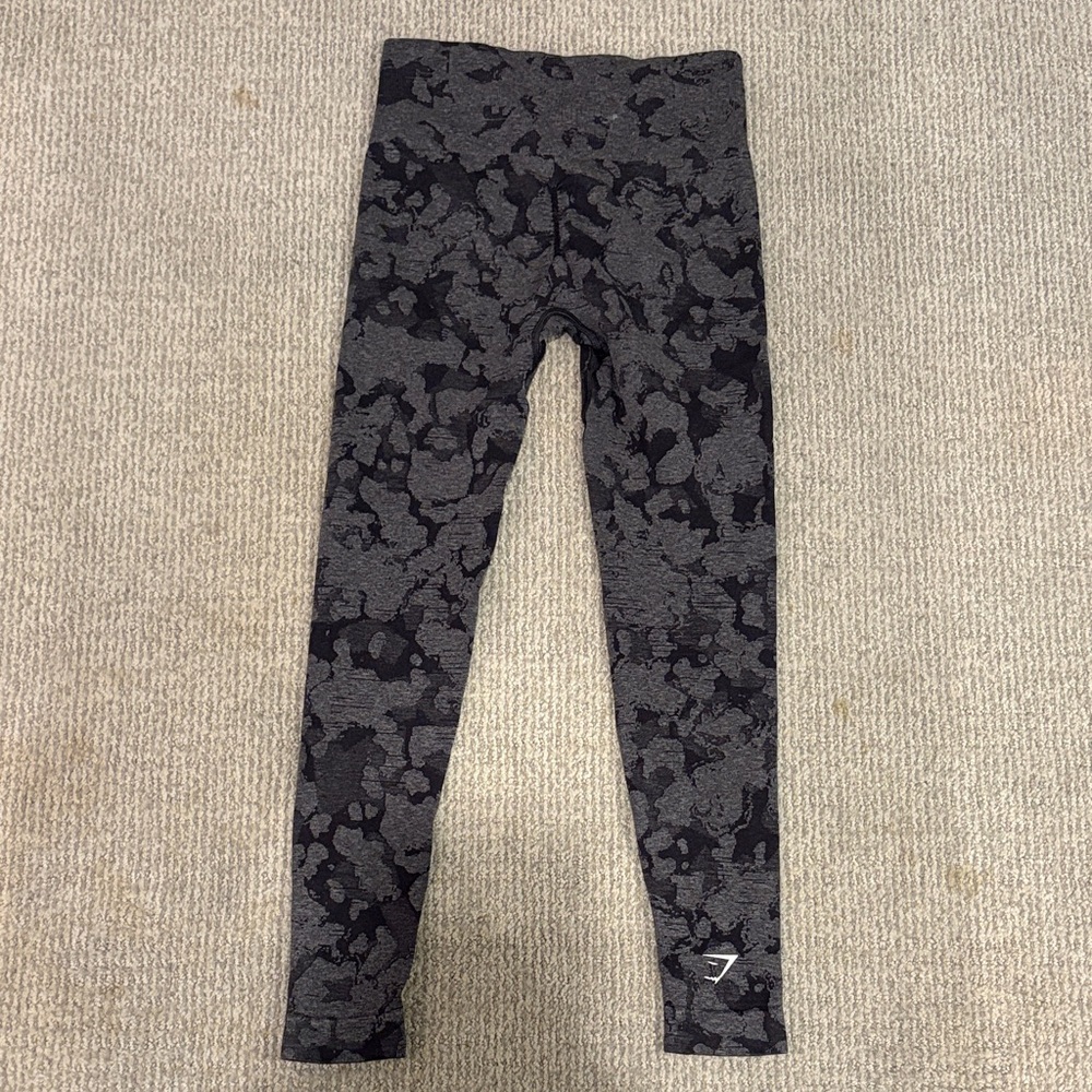 Gymshark Black Patterned Leggings